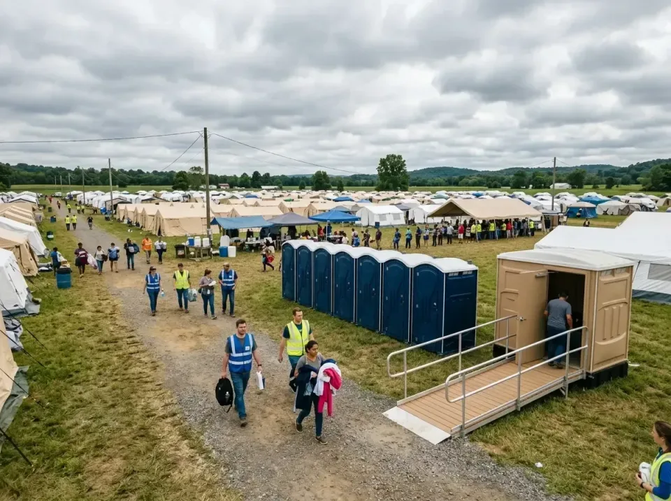 disaster-relief-camp-restrooms-010 — frequently asked questions, Dumpster & Portable Bathrooms Rental in View Park-Windsor H…